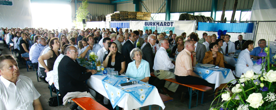 50-jähriges Jubiläum Firma Burkhardt mit Umweltministerin Tanja Gönner